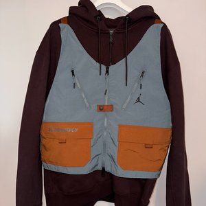 Air Jordan Jordan 23 Engineered Hoodie with Vest Brown XXL